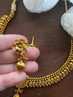 Gold Necklace _indian Gold Necklace Set_ Indian Choker_