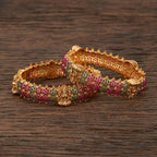 Buy Kemp Bangles_ Matte Gold Bangles_indian Bangles_