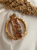 Buy Antique Gold Dolli Elephant Screw Opening Kada Indian Bracelet Jewelry Jewellery