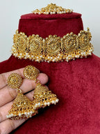 Gold Choker Antique Indian Jewellery Gold Punjabi Jewellery