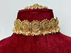 Gold Choker Antique Indian Jewellery Gold Punjabi Jewellery