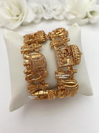 Buy Elegant Gold Plated Doli Barat Openable Screw Kada_