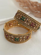 Buy Gold Imitation Finish Indian Gold Kada Indian Bracelet Jewelry