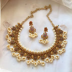 Kemp floral leaf paisley short set golden