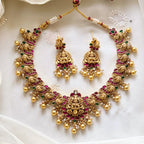 kundan jadau lakshmi peacock short set