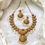 Lakshmi Peacock spike gutta short set