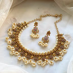 Kemp floral leaf paisley short set golden