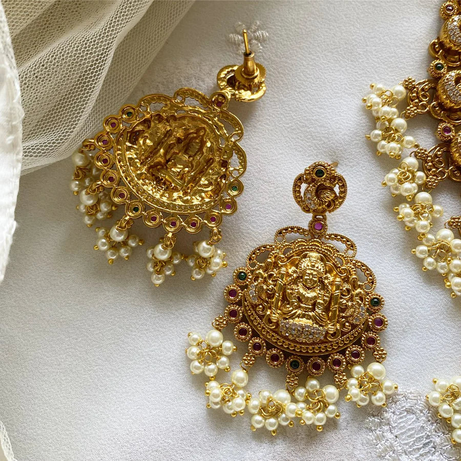 Lakshmi Peacock short neckset