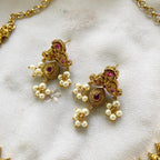 Antique matte kemp Paisley tear drop gutta short set