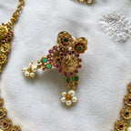 Antique matte Pearl layered short set