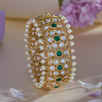 Kundan Bangle prosperity and Kundan gemstone