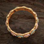 Kundan Bangle  Made with copper alloy