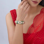 Kundan Bangle mesmerizing arrangement of Kundan stones