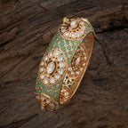 Kundan Bangle mesmerizing arrangement of Kundan stones