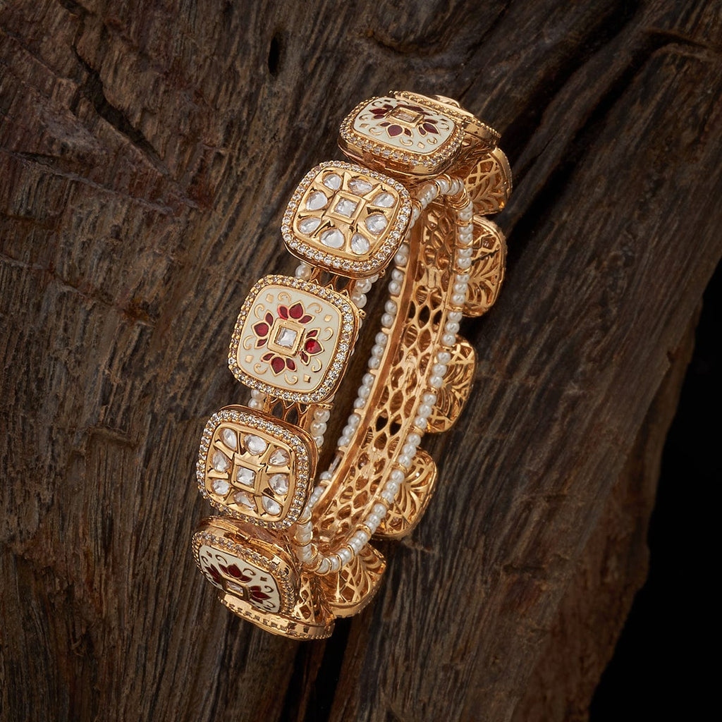 Kundan Bangle Copper Alloy