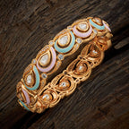 Kundan Bangle  Made with copper alloy