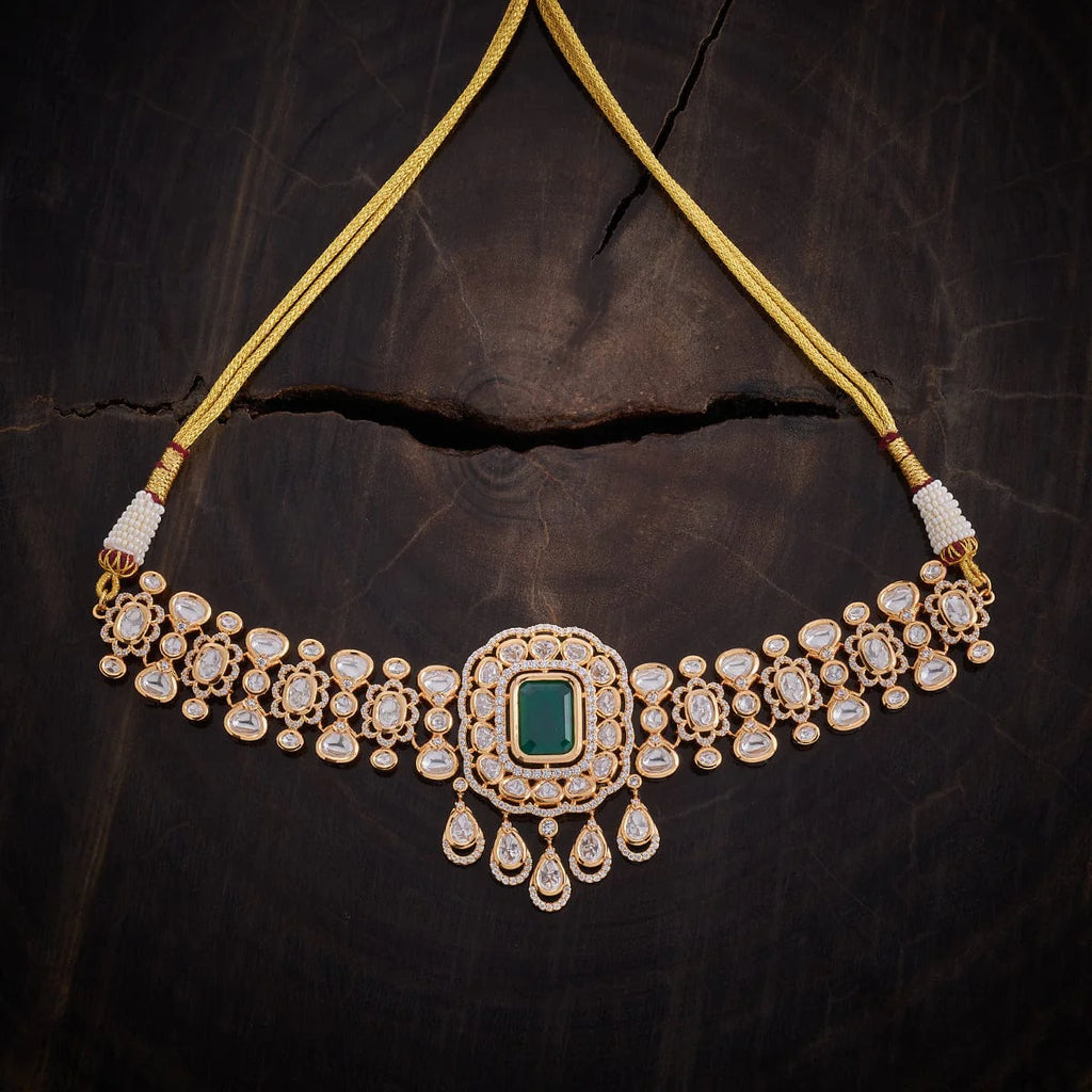 Kundan Necklace ruby and green colours