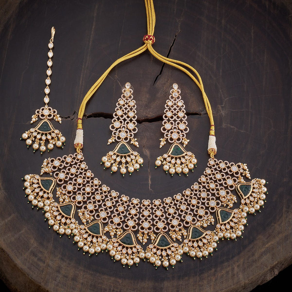 Kundan Necklace Adjustable Thread