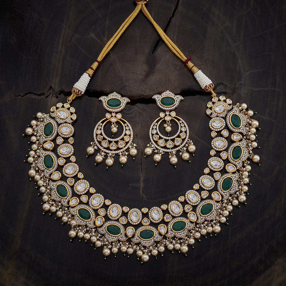 Kundan Necklace dazzling kundan stones