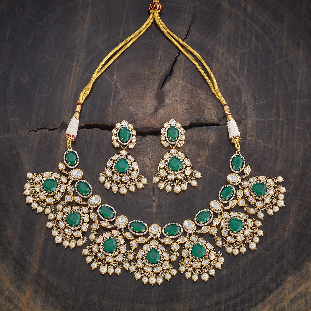 Kundan Necklace Thread