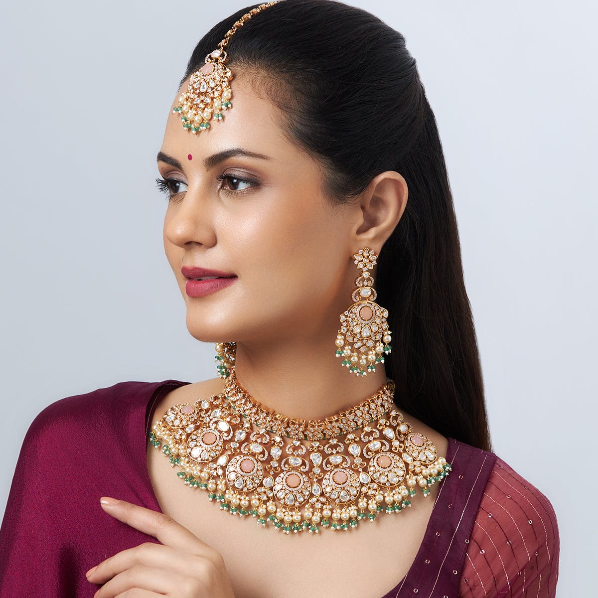 Kundan Necklace heavy yet serene