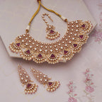 Kundan Necklace Adjustable Thread