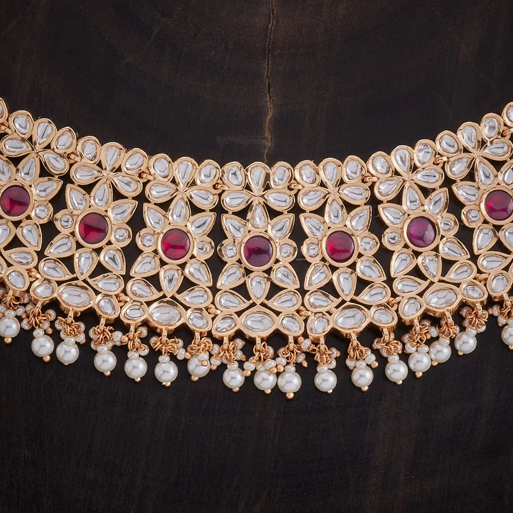 Kundan Necklace weighty appearance
