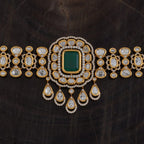 Kundan Necklace ruby and green colours