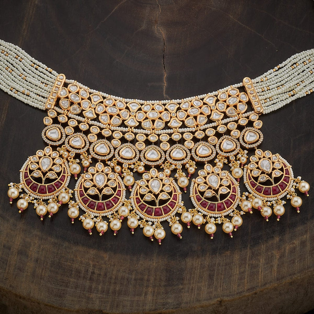 kundan  necklace unique