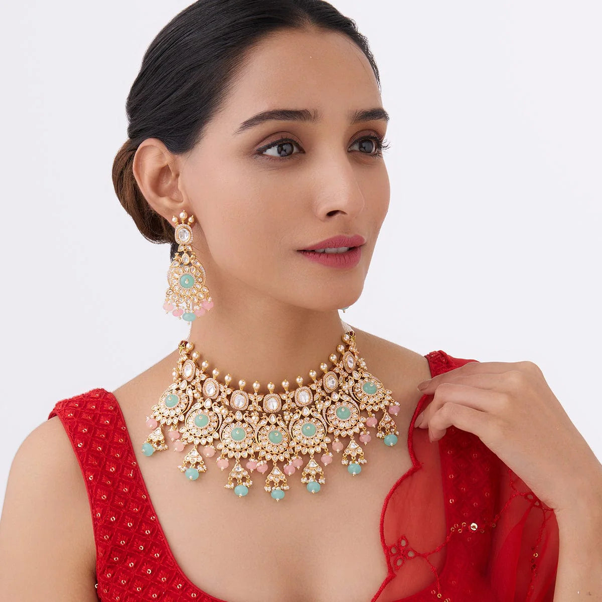 Kundan Necklace Hanging