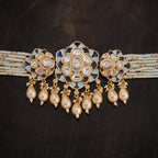 Kundan Necklace party outfit
