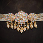 Kundan Necklace party outfit
