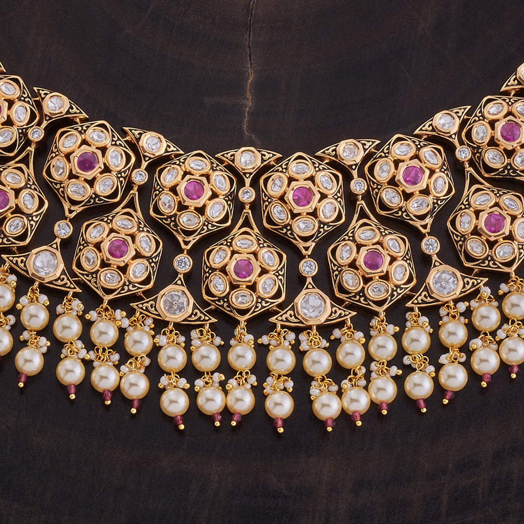 Kundan Necklace Alloy