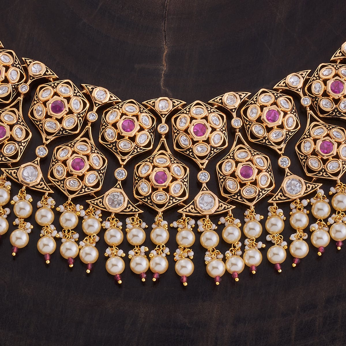 Kundan Necklace Alloy
