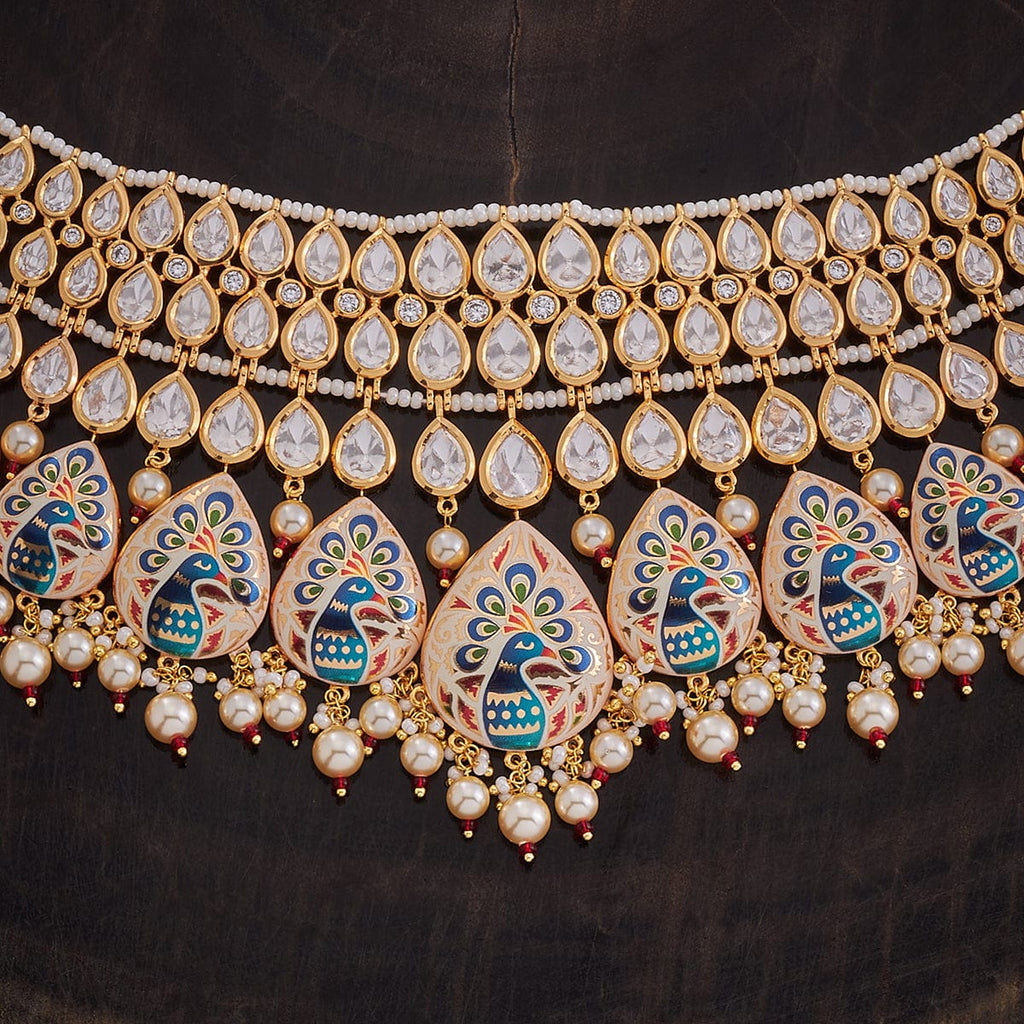 Kundan Necklace Meenakari Bridal