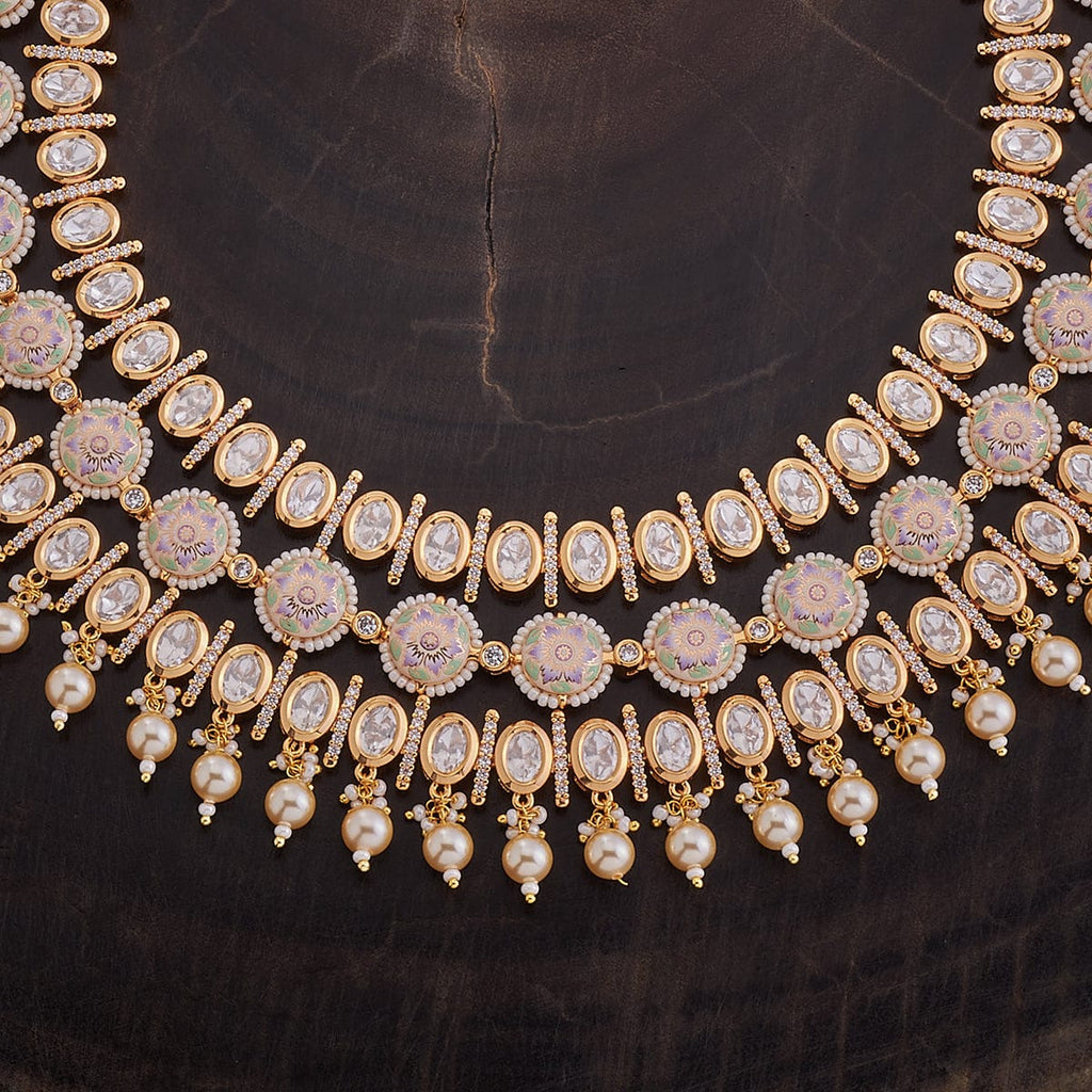 Kundan Necklace redefined look