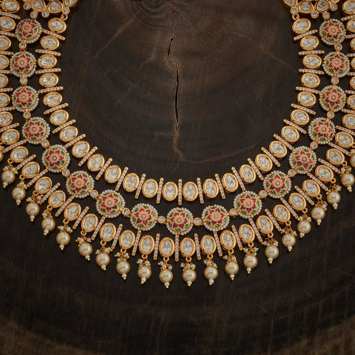 Kundan Necklace traditional attire