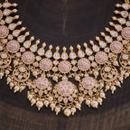 Kundan Necklace radiating Meena polishes