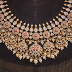 Kundan Necklace radiating Meena polishes