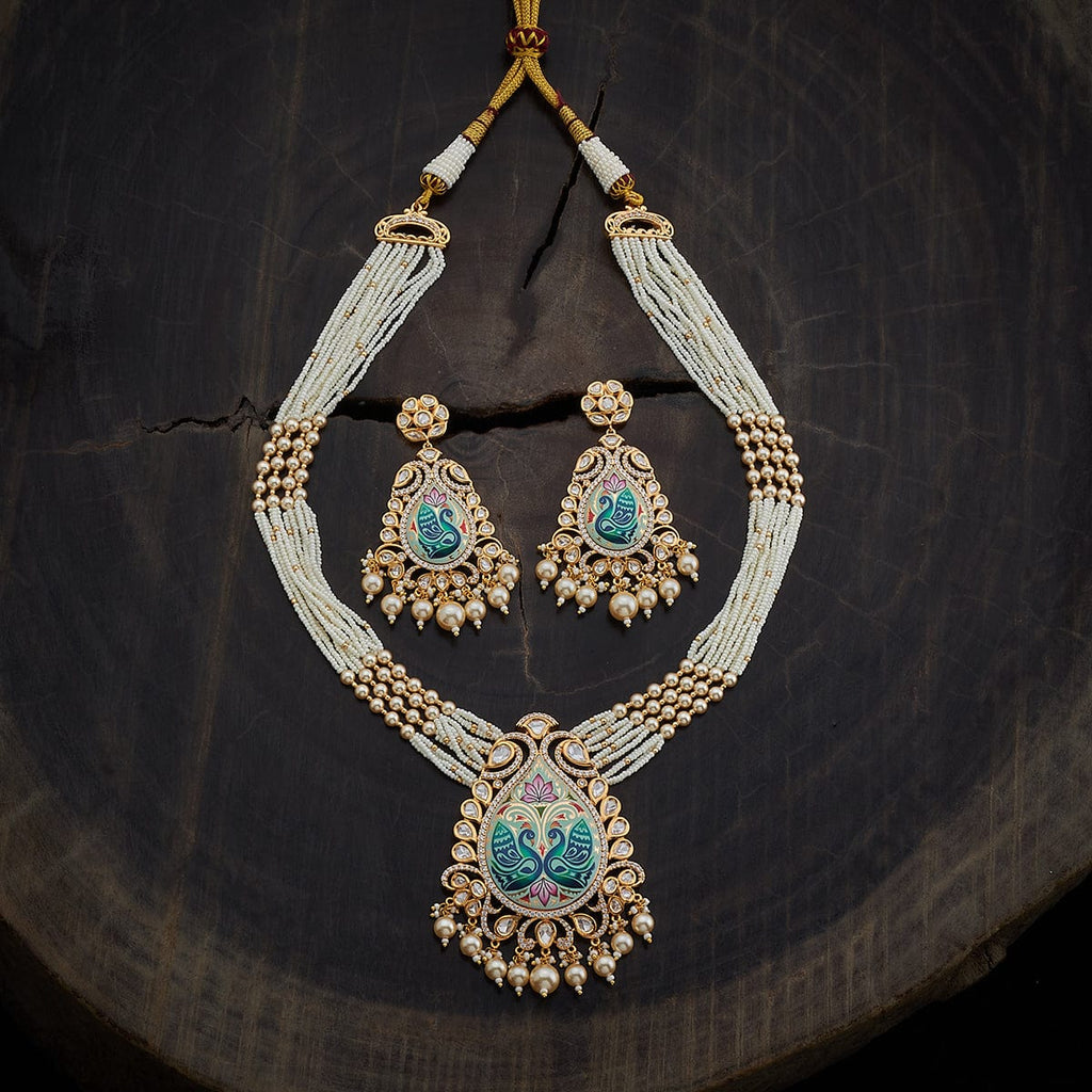 Kundan Necklace marvelous peacock design