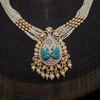 Kundan Necklace marvelous peacock design