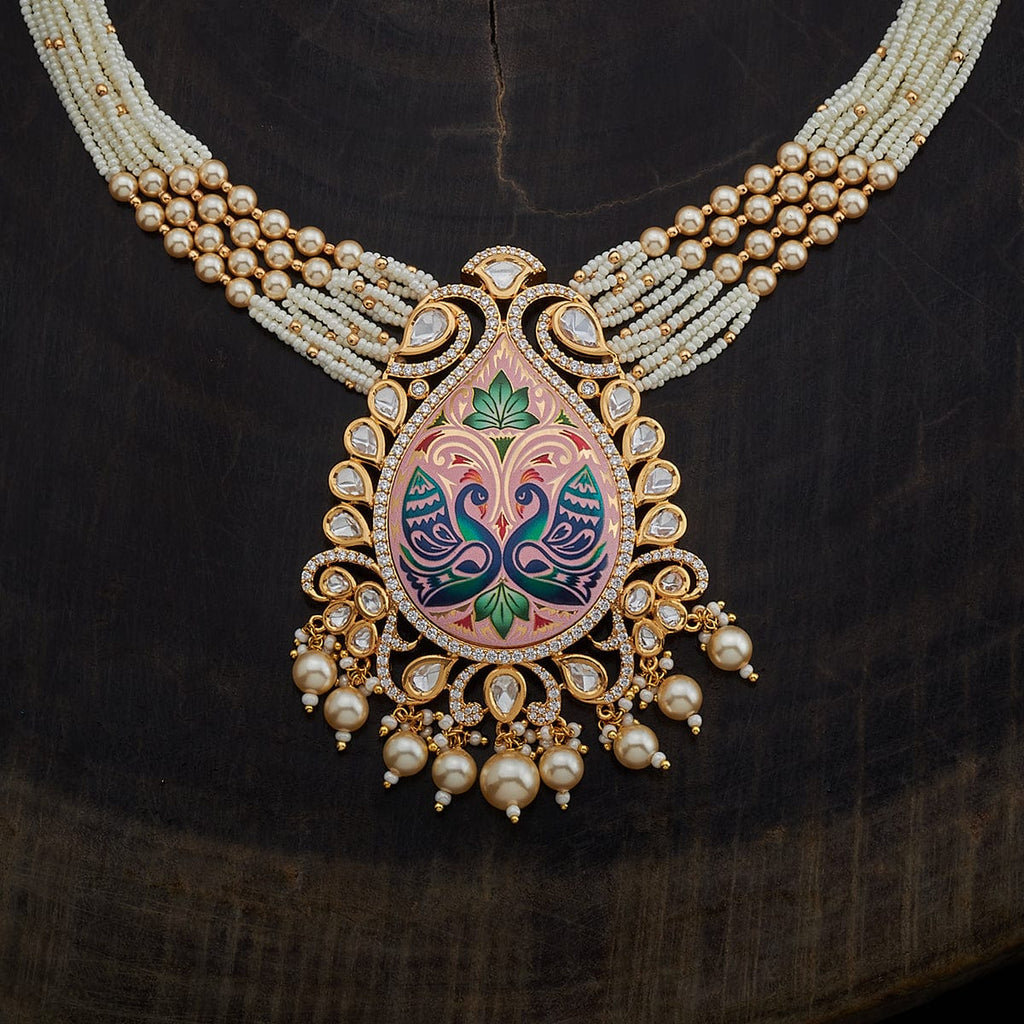Kundan Necklace marvelous peacock design