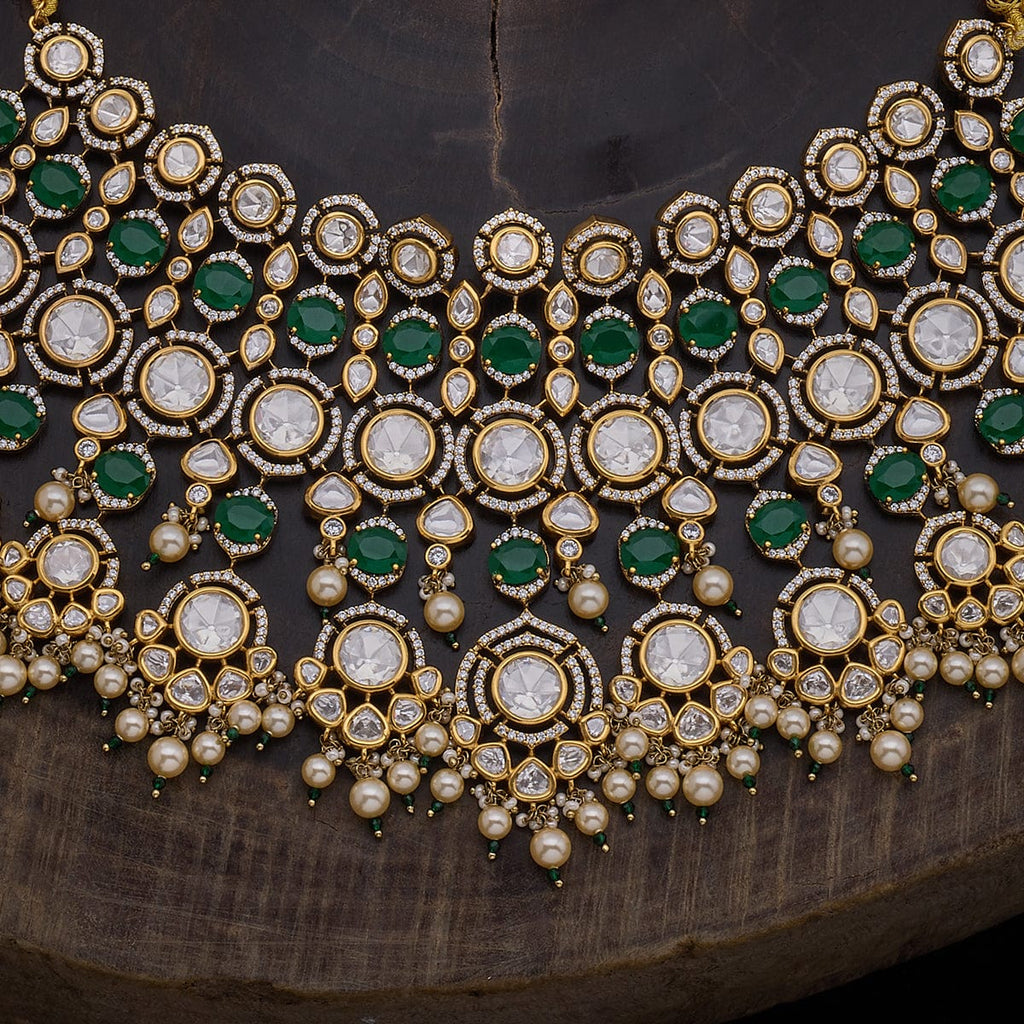 Kundan Necklace victorian-polished