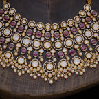 Kundan Necklace victorian-polished