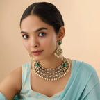 Kundan Necklace Thread