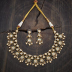 Kundan Necklace Hangings Push Back