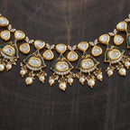 Kundan Necklace Hangings Push Back