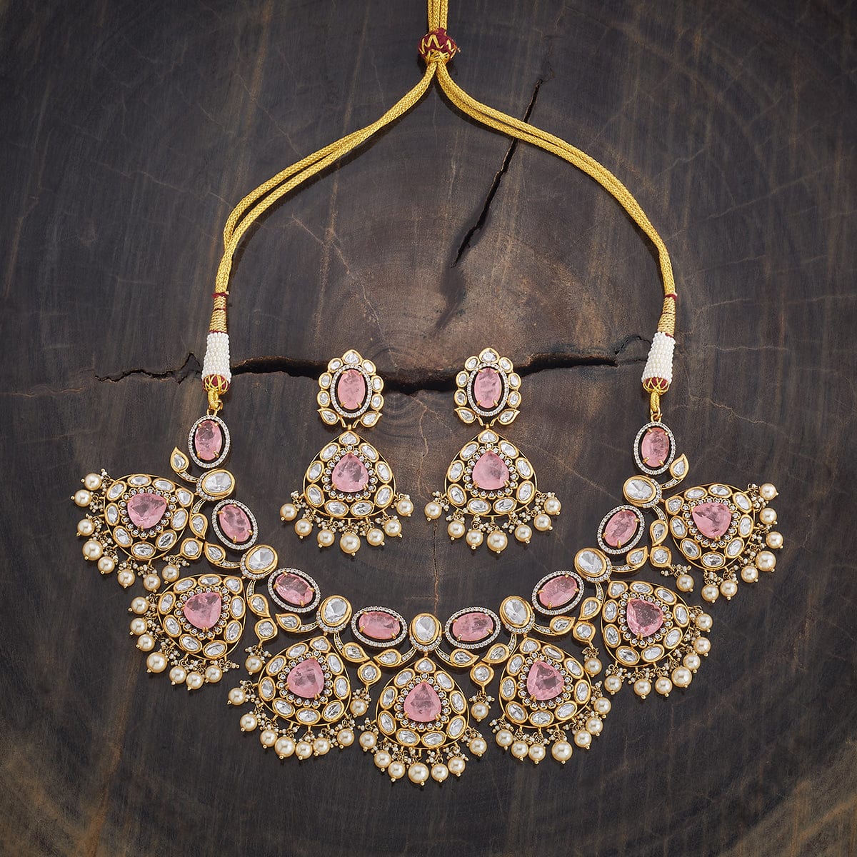 Kundan Necklace Thread