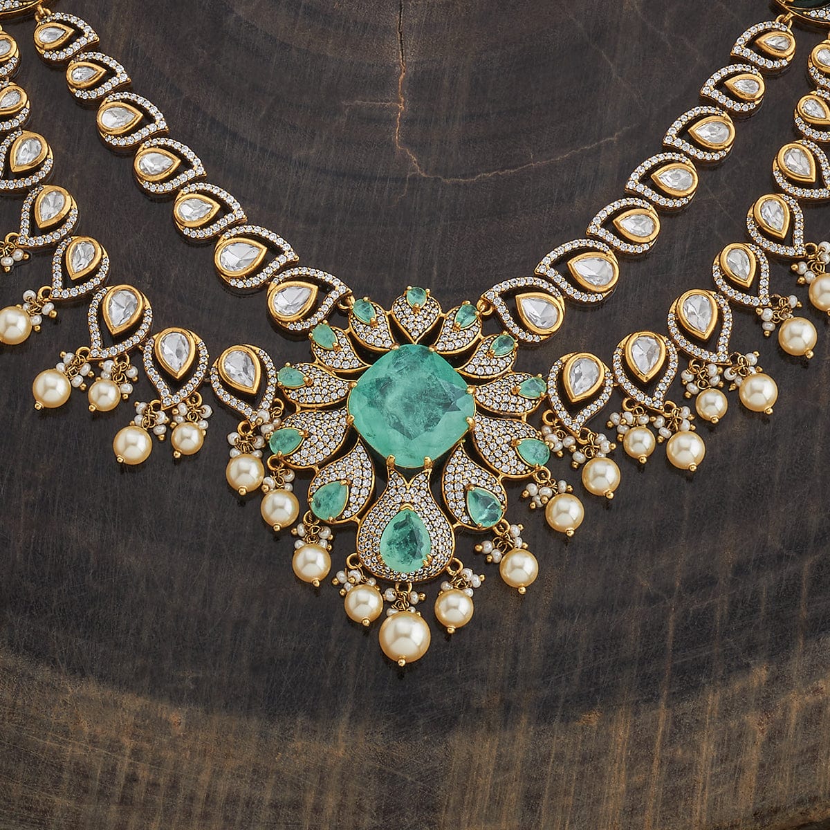 Kundan Short Necklace