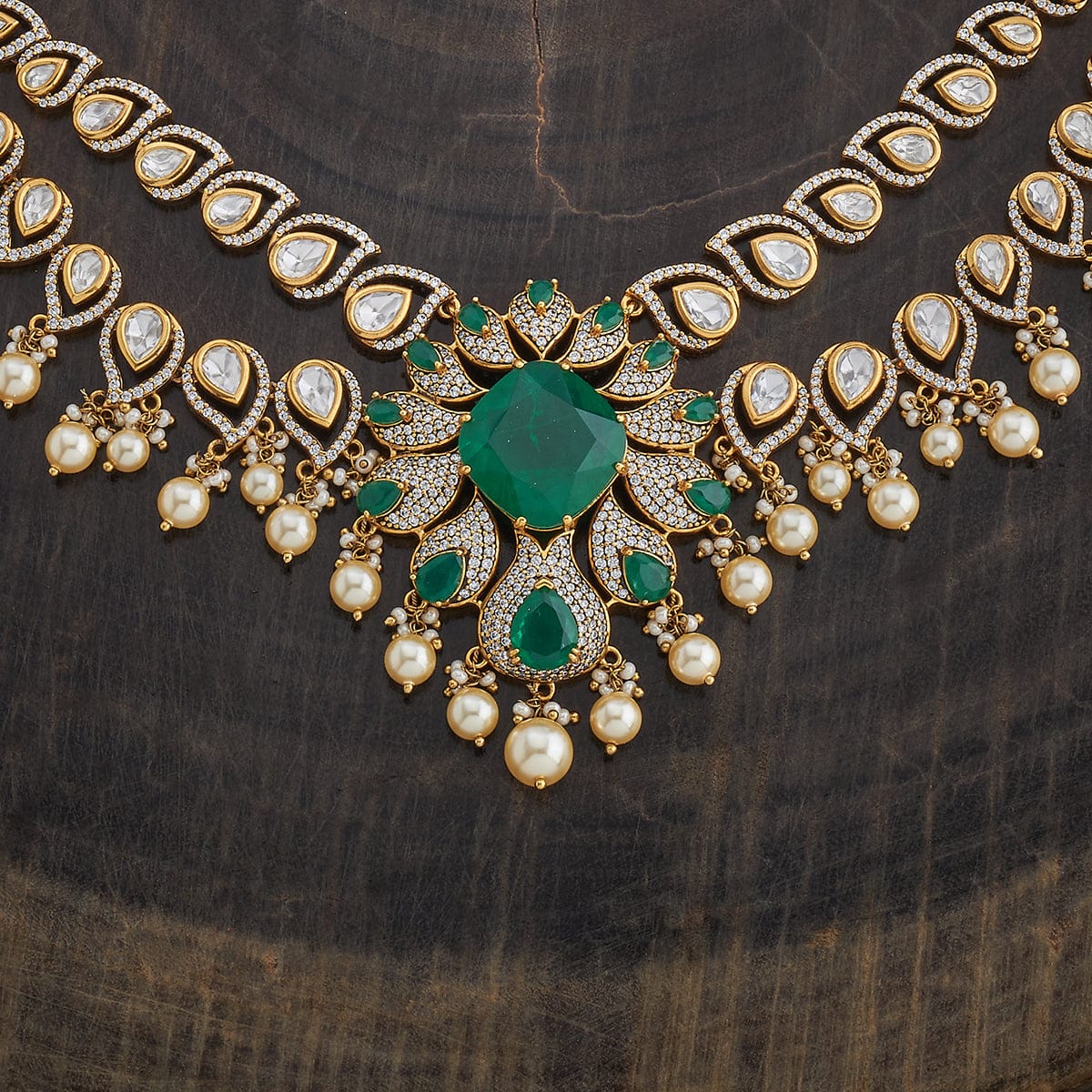 Kundan Short Necklace